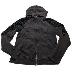 *Special Edition*Rare* Lululemon Scuba Hoodie Women's floral flock- size 12